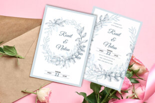 הזמנה לחתונה מיוחדת עיטורי פרחים 1011